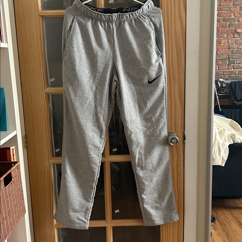 Nike Heather Gray Dri-Fit Joggers